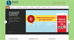 Desktop Screenshot of doylechiropractic.com